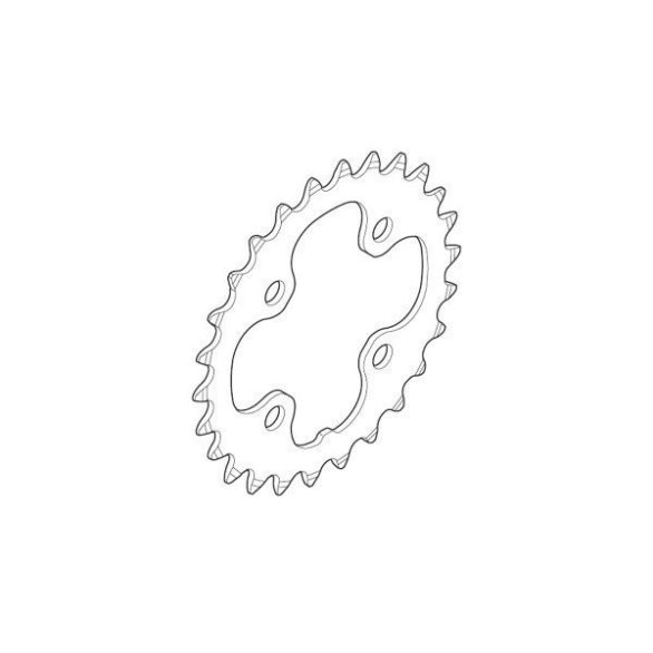 Shimano Kettingblad 24T SLX SILVER