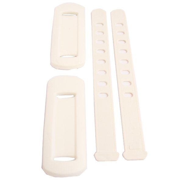 Thule Duodl yepp kleurset white schouderpads en vo Wit