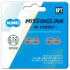Kmc kettingschakel missinglink 7/8r ept 7,3 Zilver