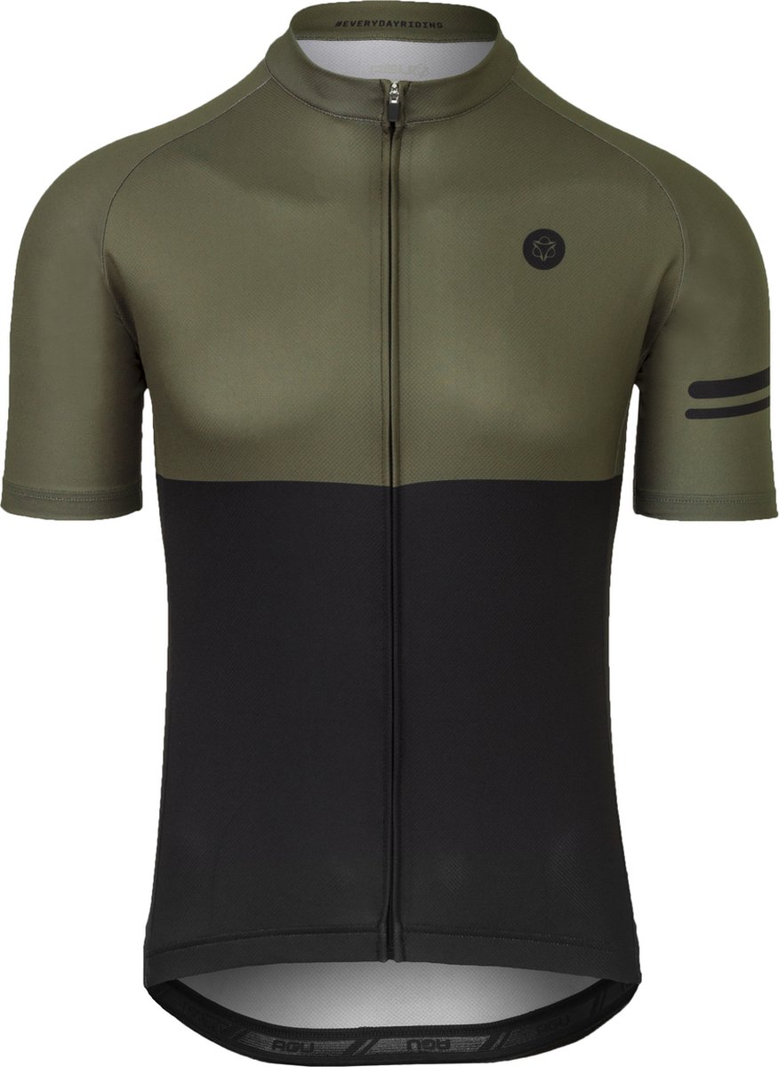 Agu shirt km duo army green Groen