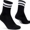 Gripgrab original stripes crew socks black
