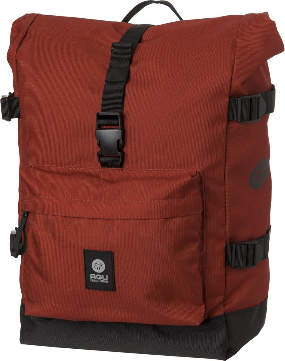 Agu h2o roll-top ii enkele fietstas urban Rood