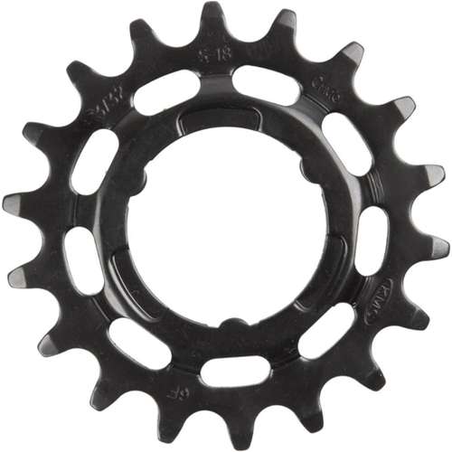 Kmc tandwiel achter shimano 19t cro-mo staal Zwart