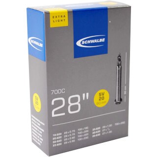 Schwalbe bib 27/28x7/8-1.00 frans 60mm 18/25-622/6 Zwart