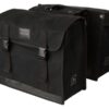 Fastrider Fr canvas 47l dubbele fietstas basics Zwart