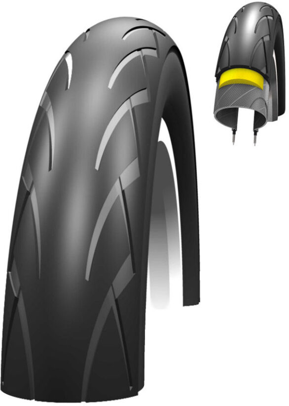 Schwalbe buitenband 12" 12x1.75 kid plus pg Zwart