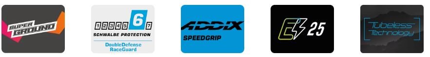 Schwalbe buitenband g-one allround 28x1.50 Zwart