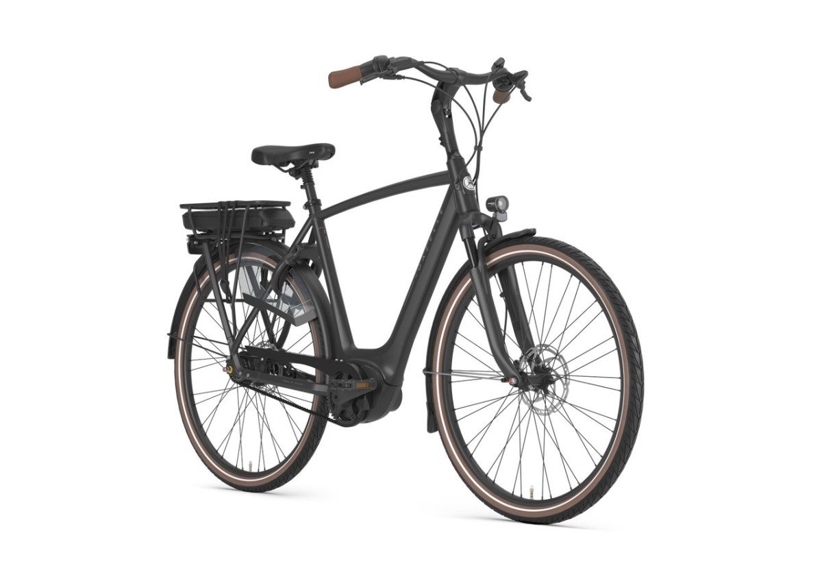 Gazelle Orange C8+ 500w Black Mat Heren 2026