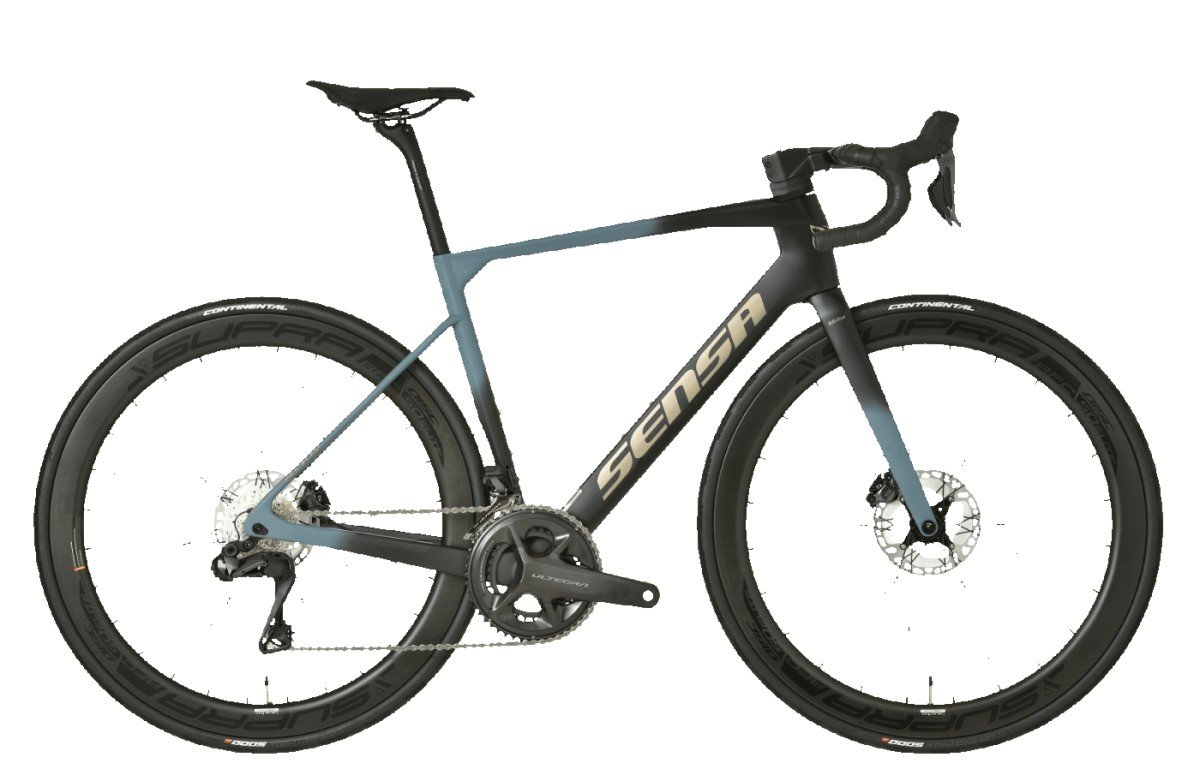 Sensa Giulia GF Lead-on-Black LTD Ultegra Di2 Grijs 2025