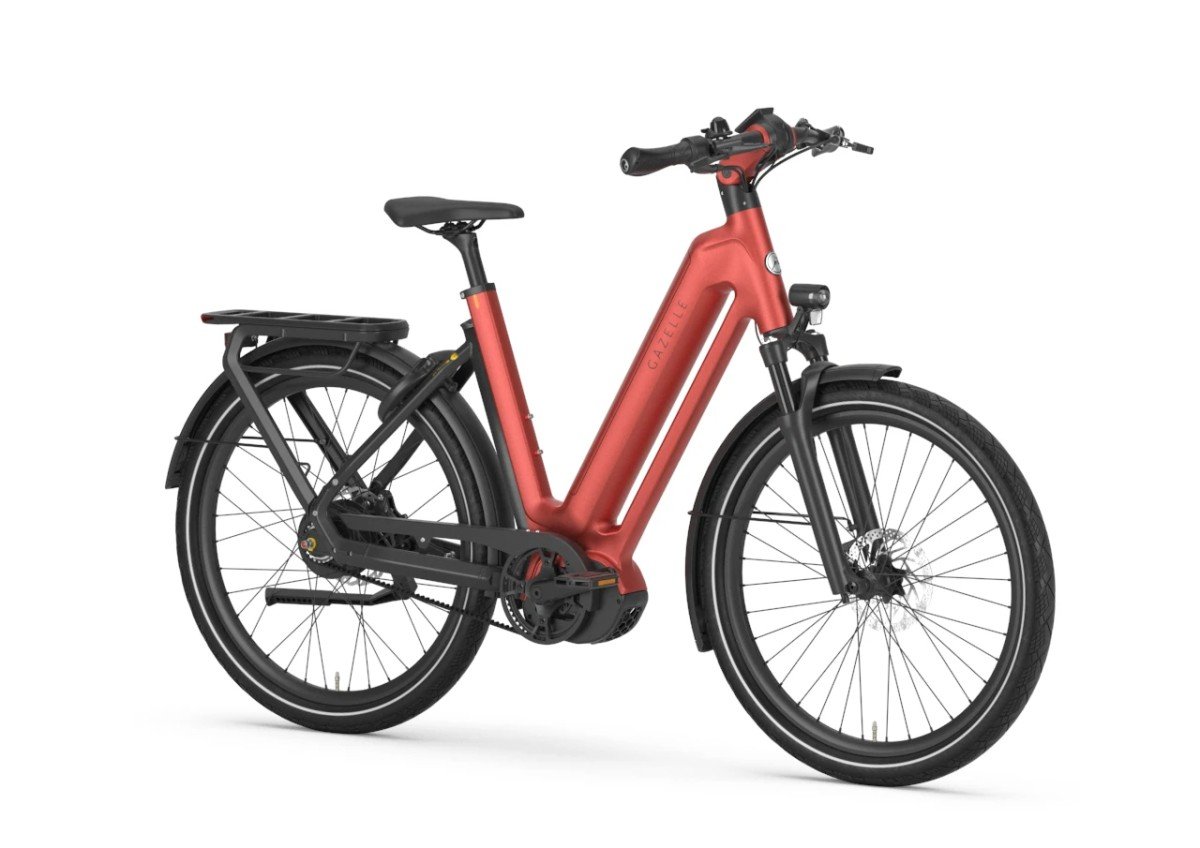 Gazelle Eclipse C380 HMB 750WH Metallic Orange Mat Dames 2026