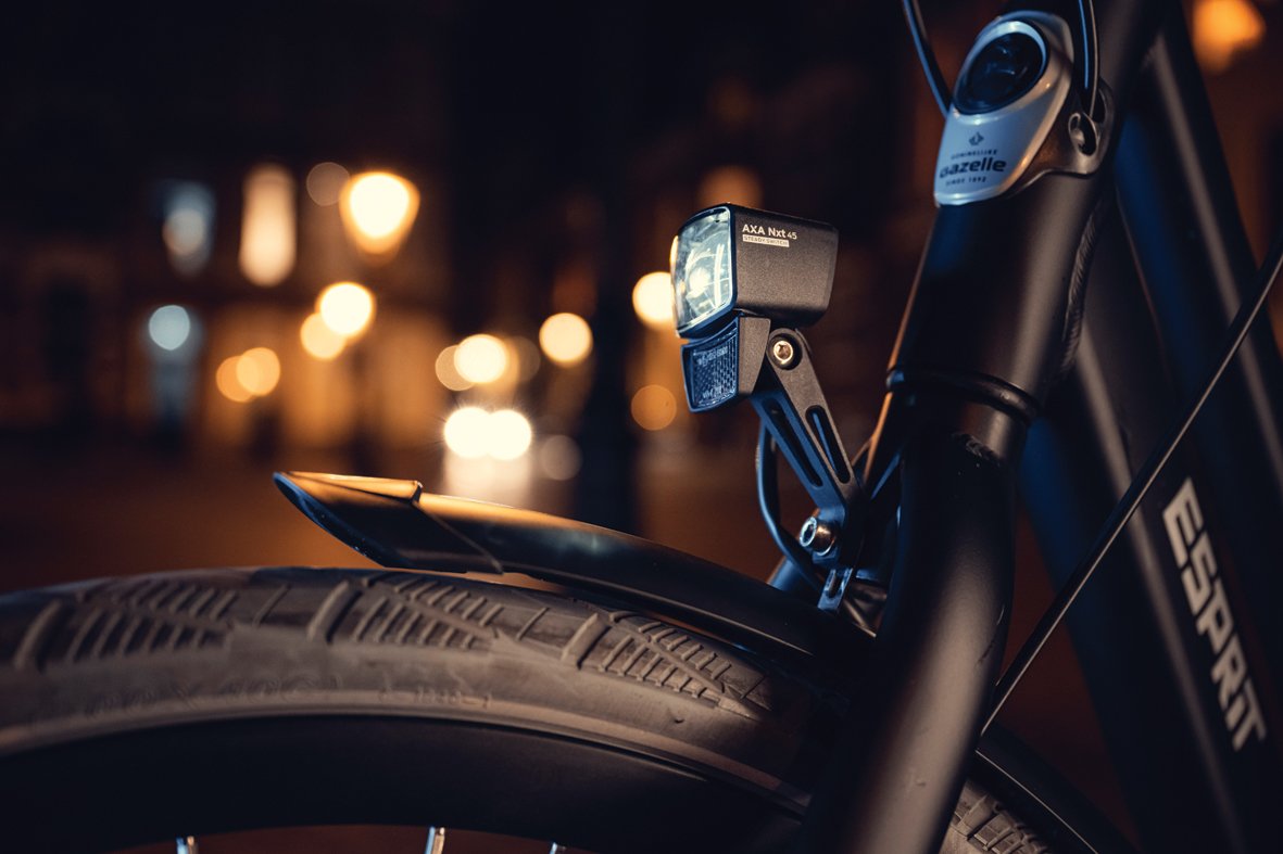 Axa led koplamp nxt 45 e-bike 6-12v 45 lux, led, e Zwart