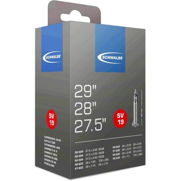 Schwalbe SV19 (29x1.50-2.35) 10430343V Zwart