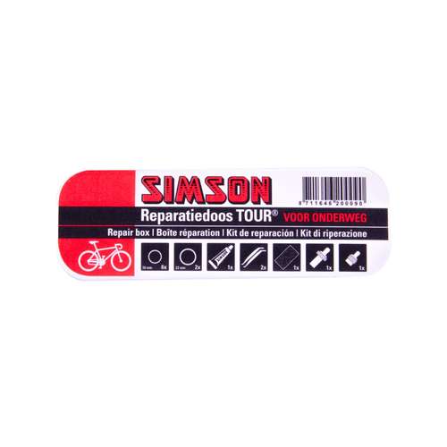 Simson reparatiedoos tour onderweg