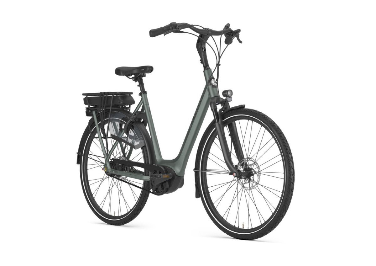 Gazelle Orange C8+ 500w Twilight Green Mat Dames 2026