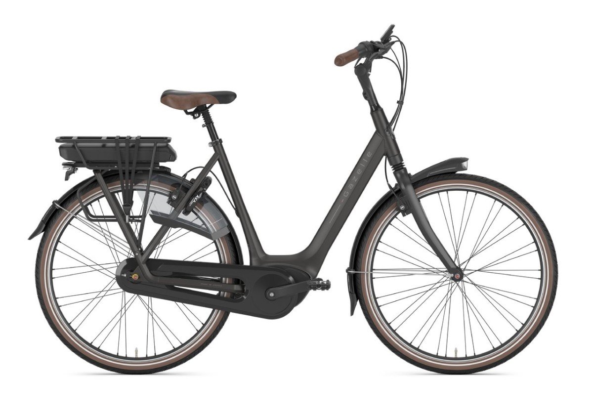 Gazelle Orange C8 HMB 500w Black Mat Dames 2026