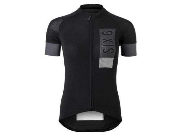 Agu shirt km six6 solid merino dms Zwart