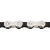 Kmc ketting 10-speed x10 114 links/zwart Zilver