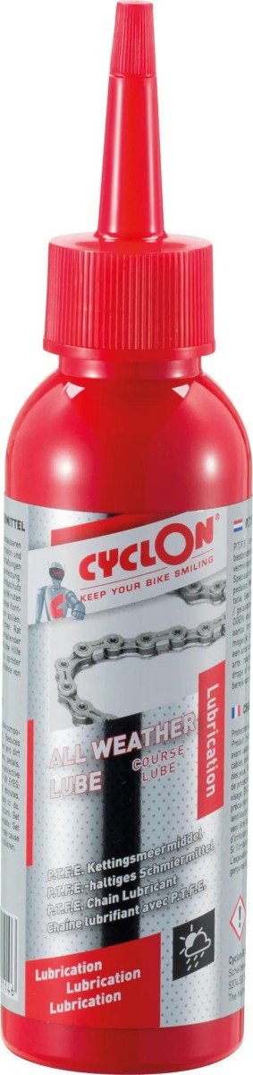 Cyclon ALL WEATHER LUBE (COURSE LUBE) 125ML Red