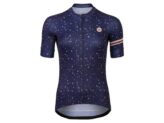 Agu shirt km mini flower dm deep blue Blauw