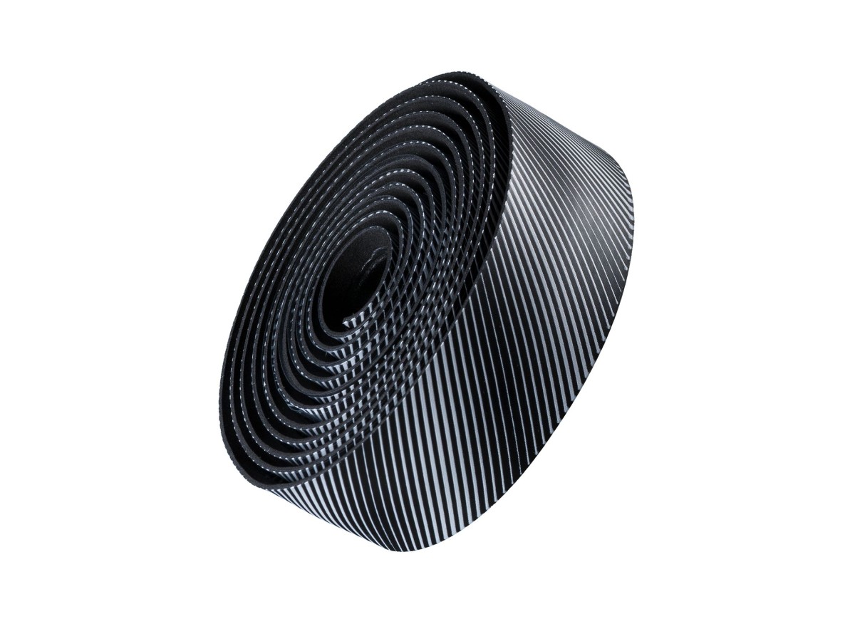 Bontrager Stuurlint gel-kurk Stripey Black BLACK/GREY