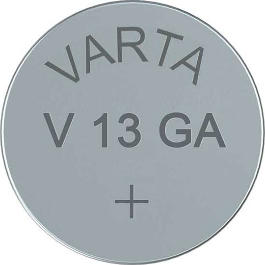 Varta batterij lr44 alkaline knoopcel blister (1) Blauw