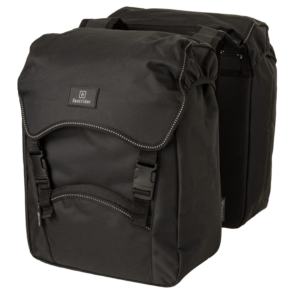Fastrider Fr unibag traffic dubbele fietstas basics Zwart