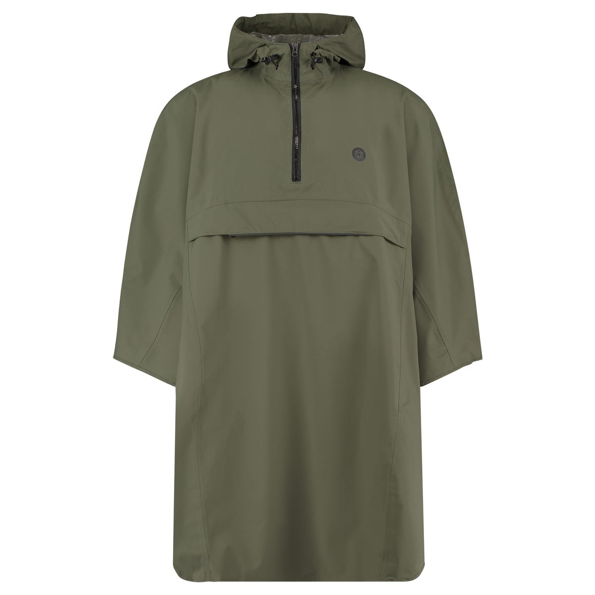 Agu go grant poncho essential army green one size Groen