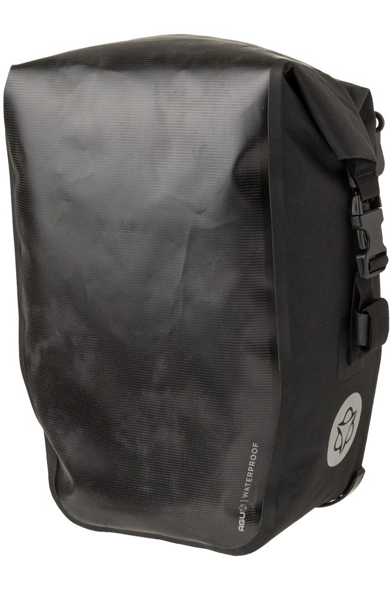 Agu clean enkele fietstas shelter medium reflectie Zwart