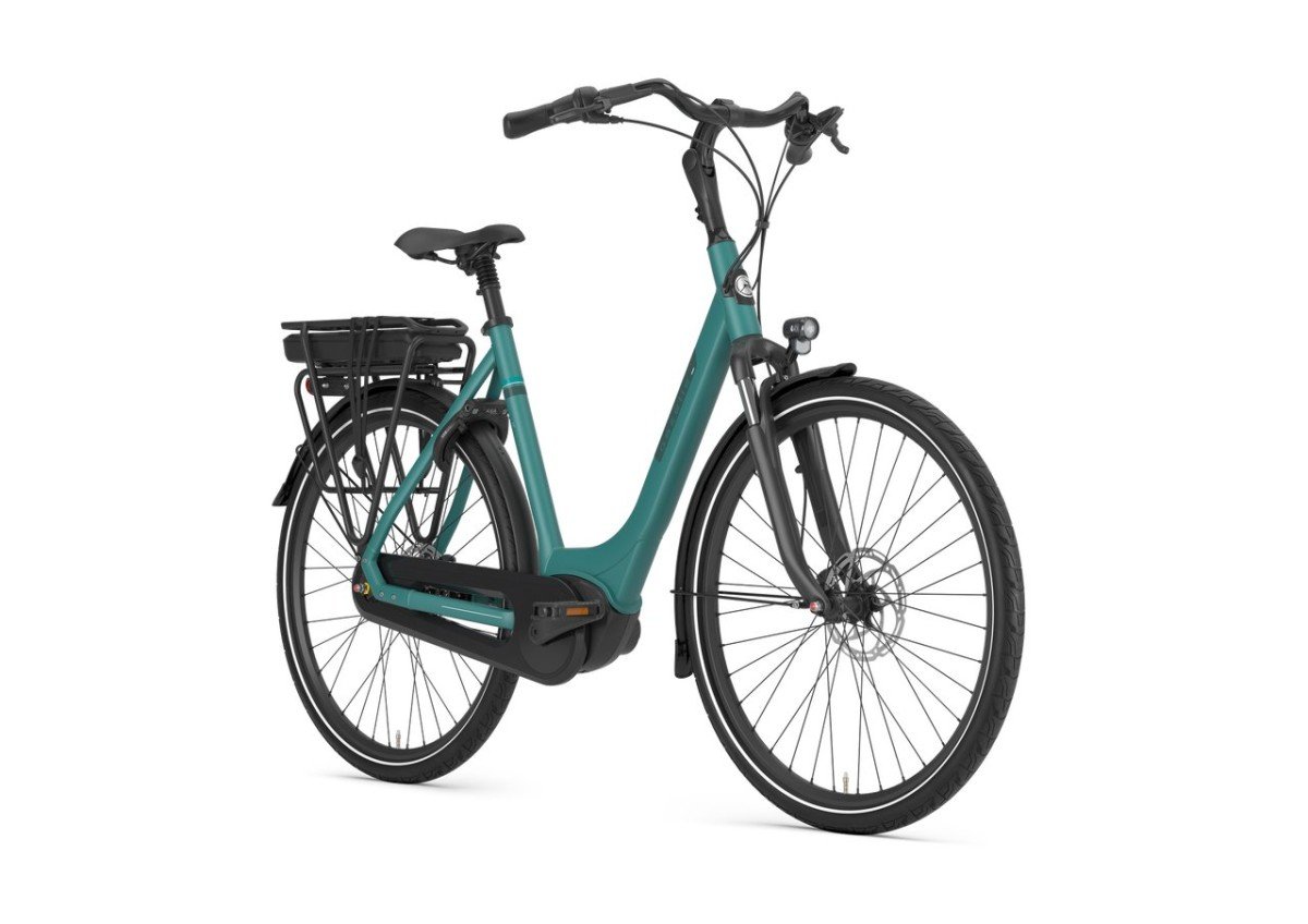 Gazelle Paris C7+ 400w Thyme Green Mat Dames 2024