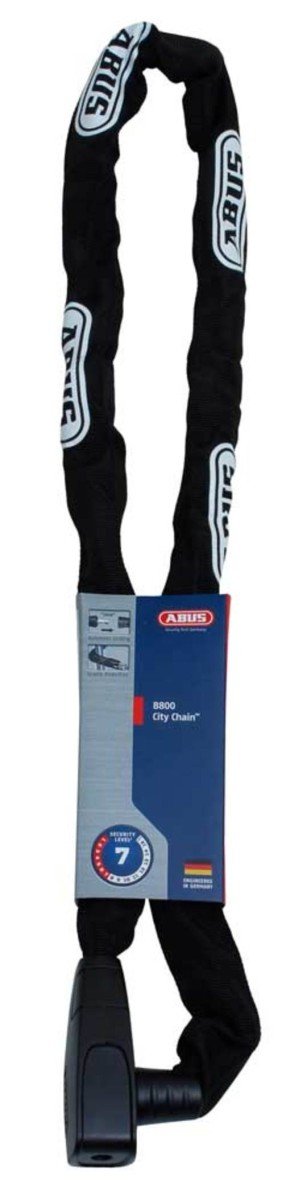 Abus kettingslot citychain 8800/120 2.0 Zwart