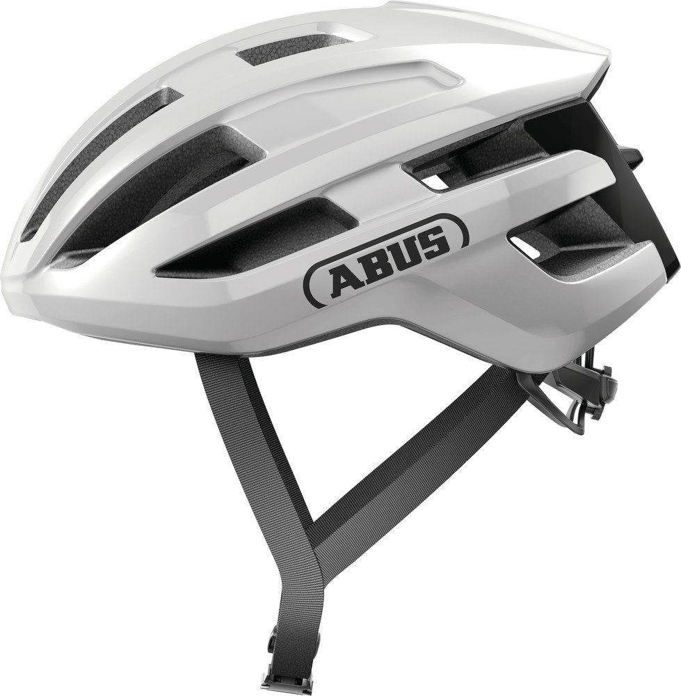Abus helm PowerDome shiny white Wit