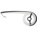 Hesling kettingkast cambio 46t/transparant Zwart