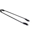 Hulzebos spatbordstang 6mm sport mat Zwart
