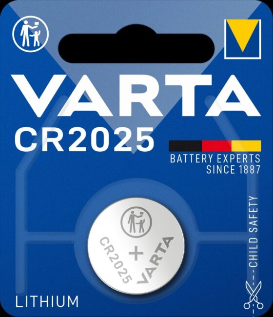Varta batterij cr lithium knoopcel blister (1) Blauw