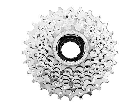 Sunrace freewheel 13-28t 7 speed zinc Chroom
