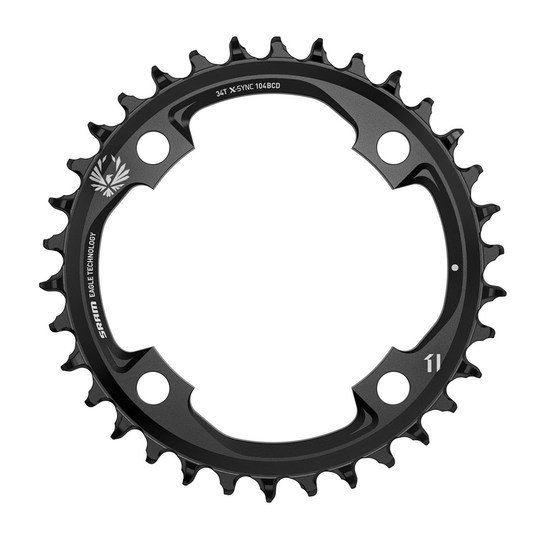 Sram eagle tandwiel 34t x-sync 2 steek 104 12 spee Zwart