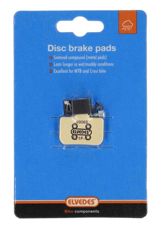 Elvedes schijfremblok Avid DB1/DB3 sintered Goud