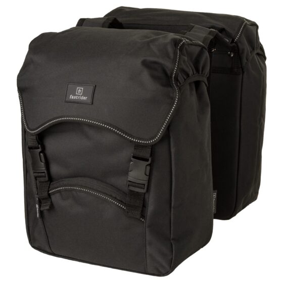 Fastrider Fr unibag traffic dubbele fietstas basics Zwart