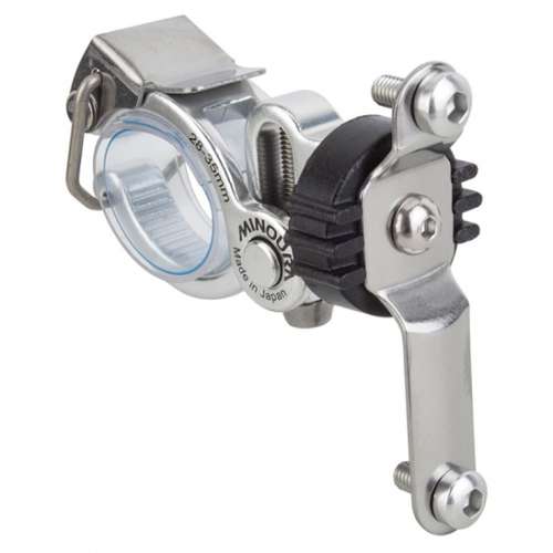 Minoura bidonhouder klem QR 28-35mm ZILVER