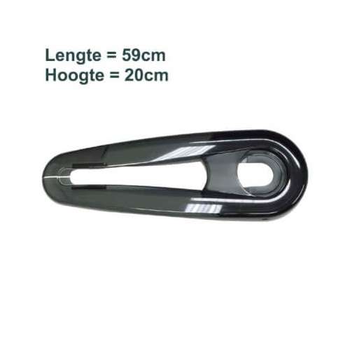 Axa kettingkast slicer smoke 24 inch Grijs