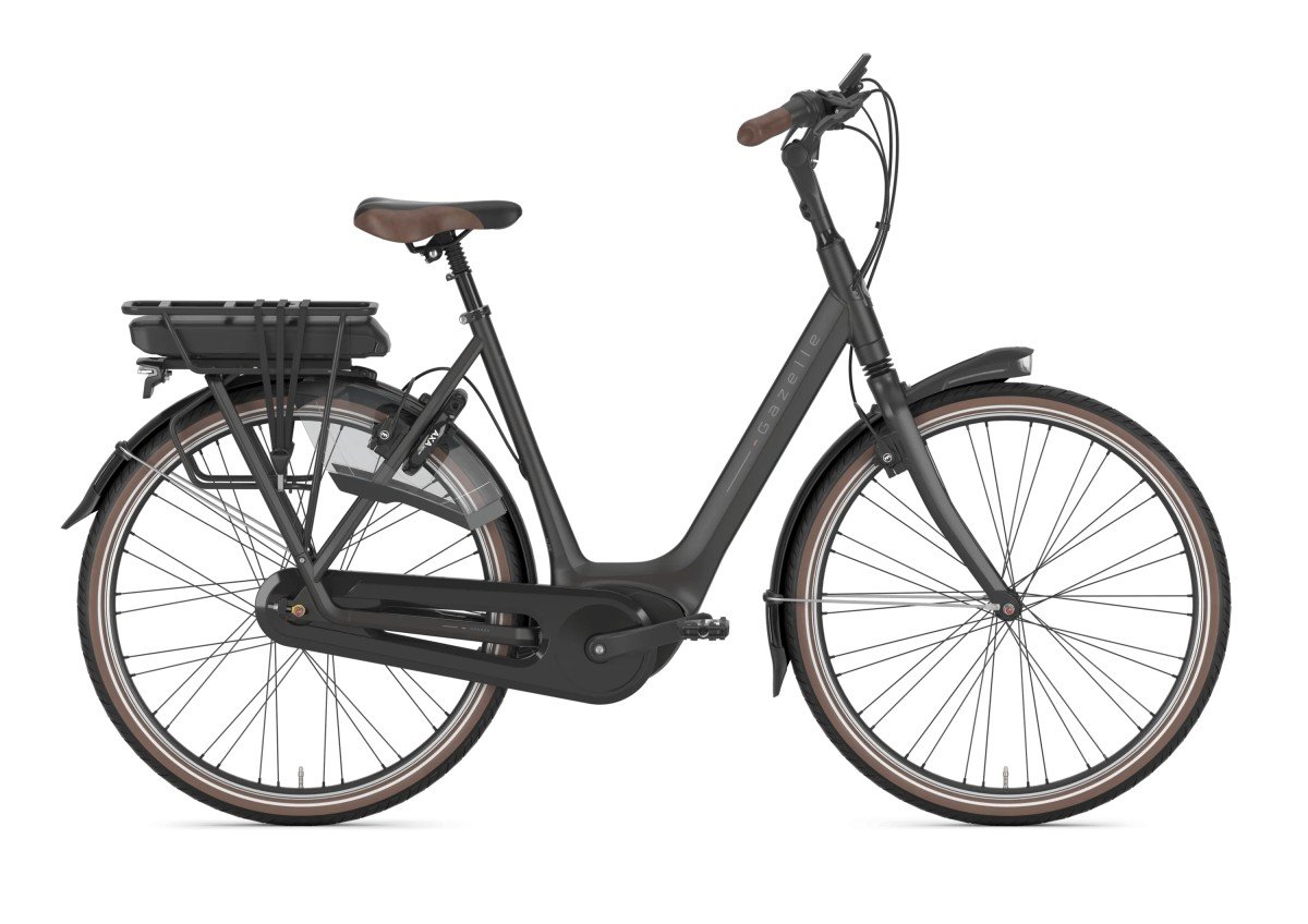 Gazelle Orange C8 HMB 500w Black Mat Dames 2024