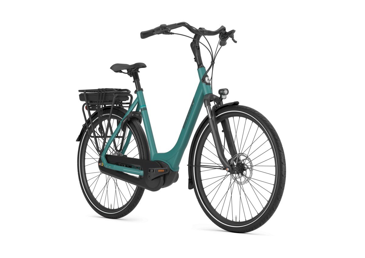 Gazelle Paris C7+ 400w Thyme Green Mat Dames 2024