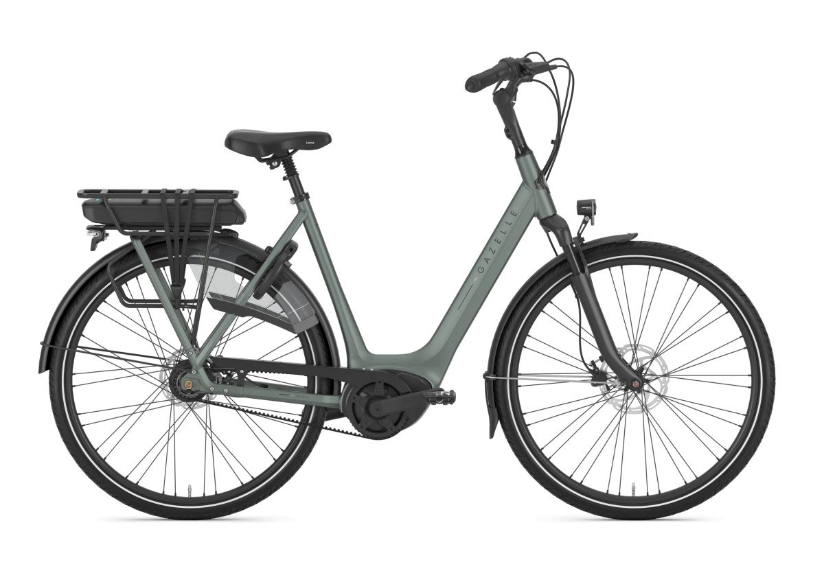 Gazelle Orange C8+ 500w Twilight Green Mat Dames 2025