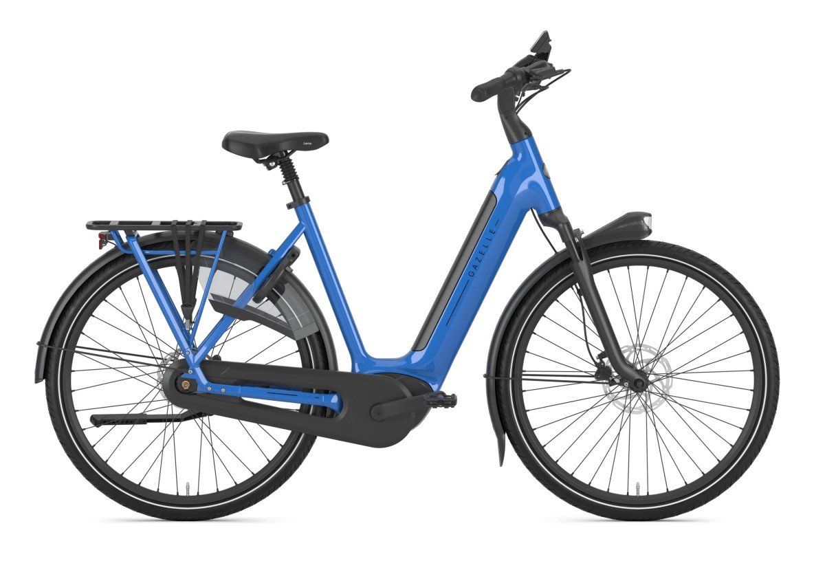 Gazelle Grenoble c8+ 600wh Tropical Blue Glans Dames 2026