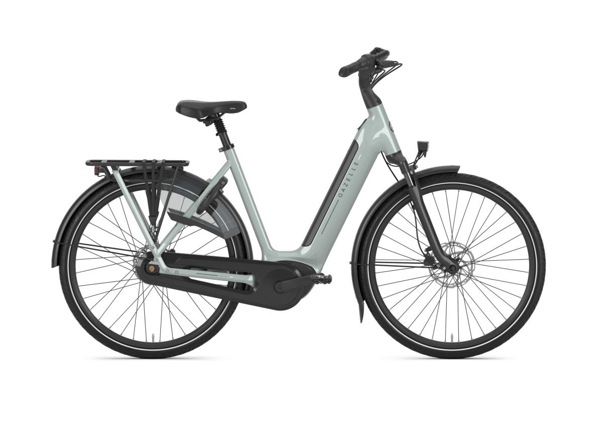 Gazelle Grenoble C8 600W Light Olive Glans Dames 2026