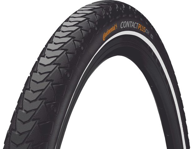 Continental Conti bub contact plus refl 28x1 5/8x1 3/8 Zwart