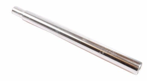 Hulzebos Kalloy zadelpen 28,6x350 aluminium kaars Zilver