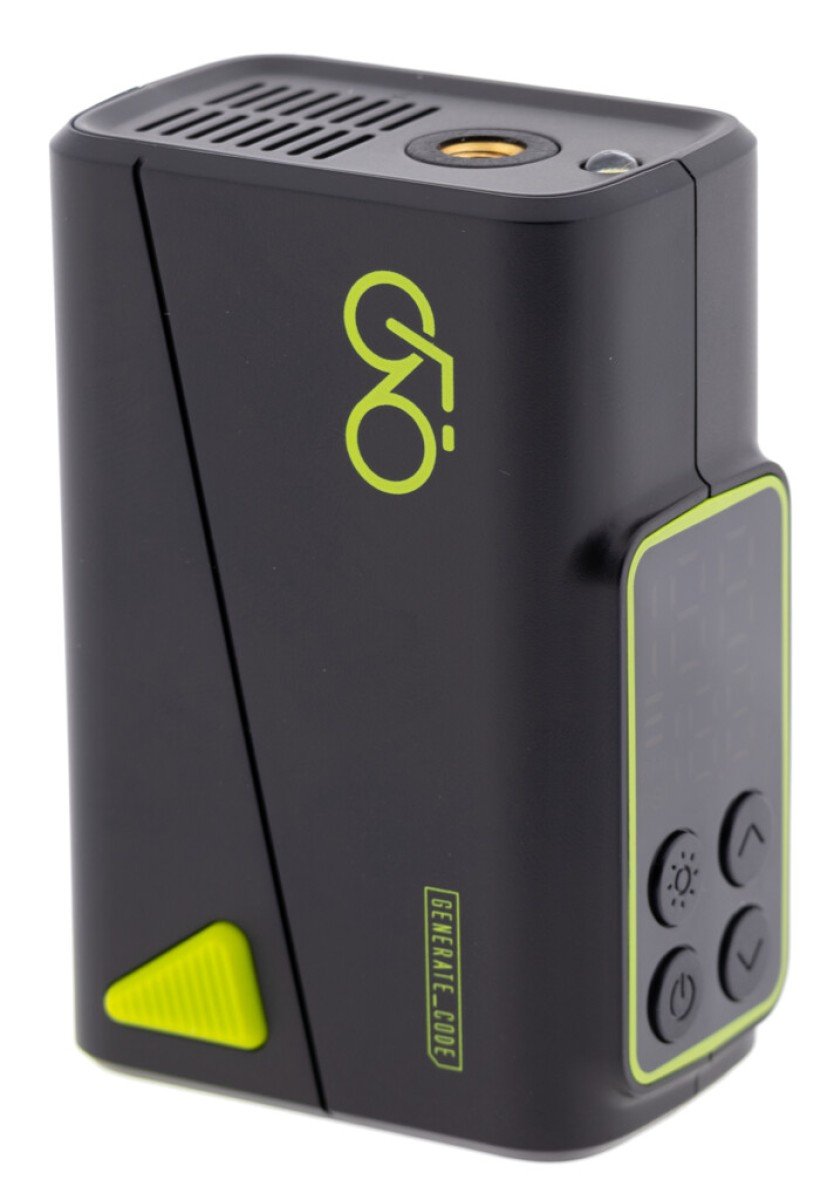 Mirage elektrische fietspomp max 10 bar usb oplaad Zwart