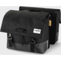 Urban Proof fietstas dubbel 40L recycled zwart gri Zwart/Grijs