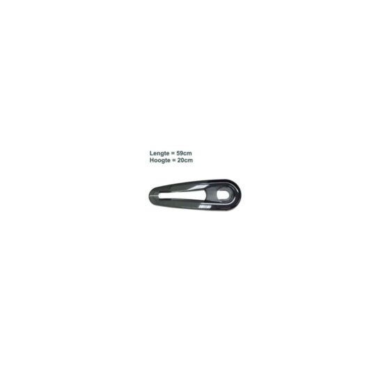 Axa kettingkast slicer smoke 24 inch Grijs